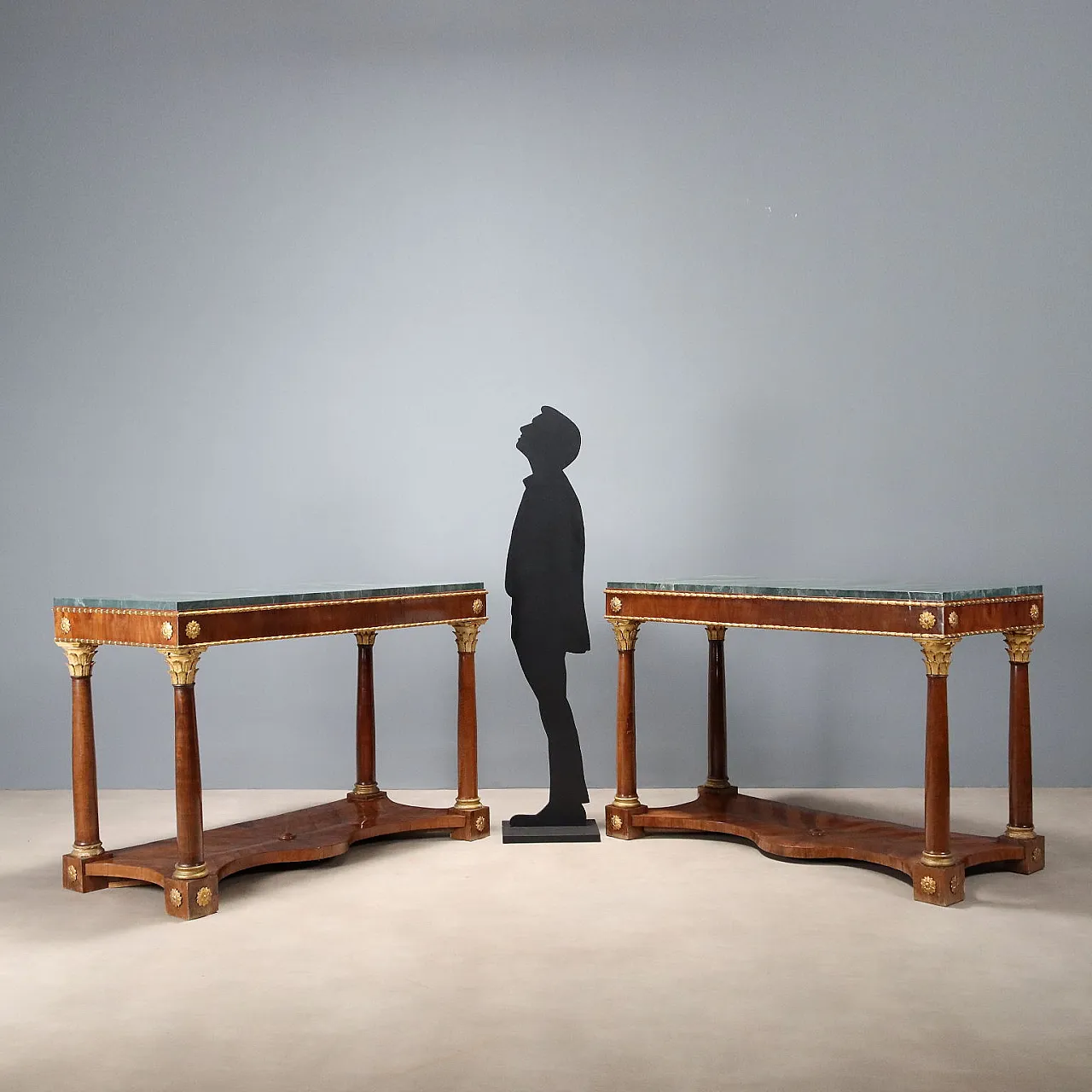 Pair of Empire consoles, 19th century 3