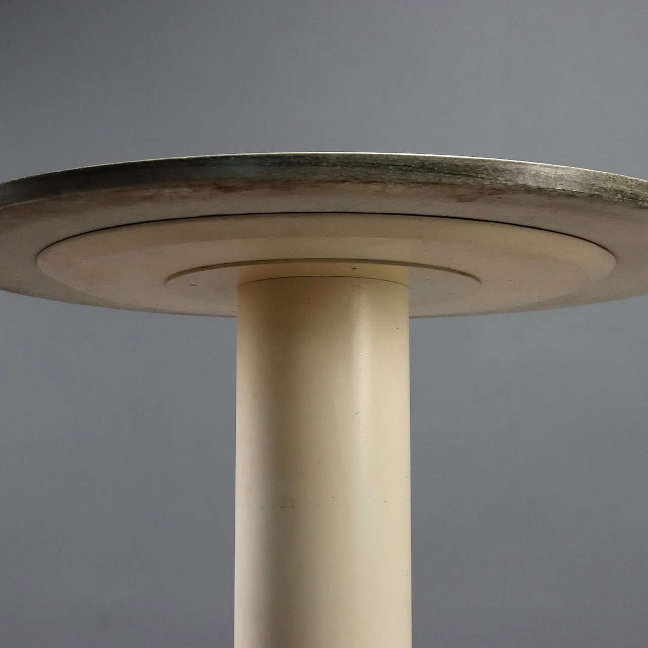 Modern table in marble and metal, late 20th century 6