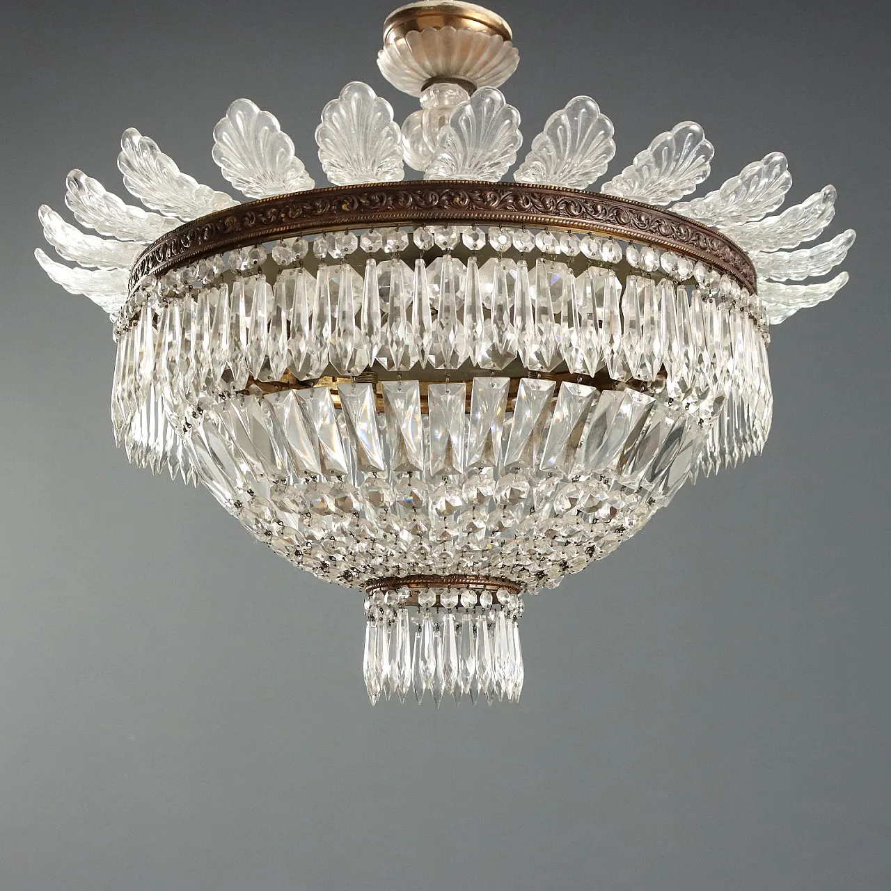 Empire style chandelier, 19th century 1