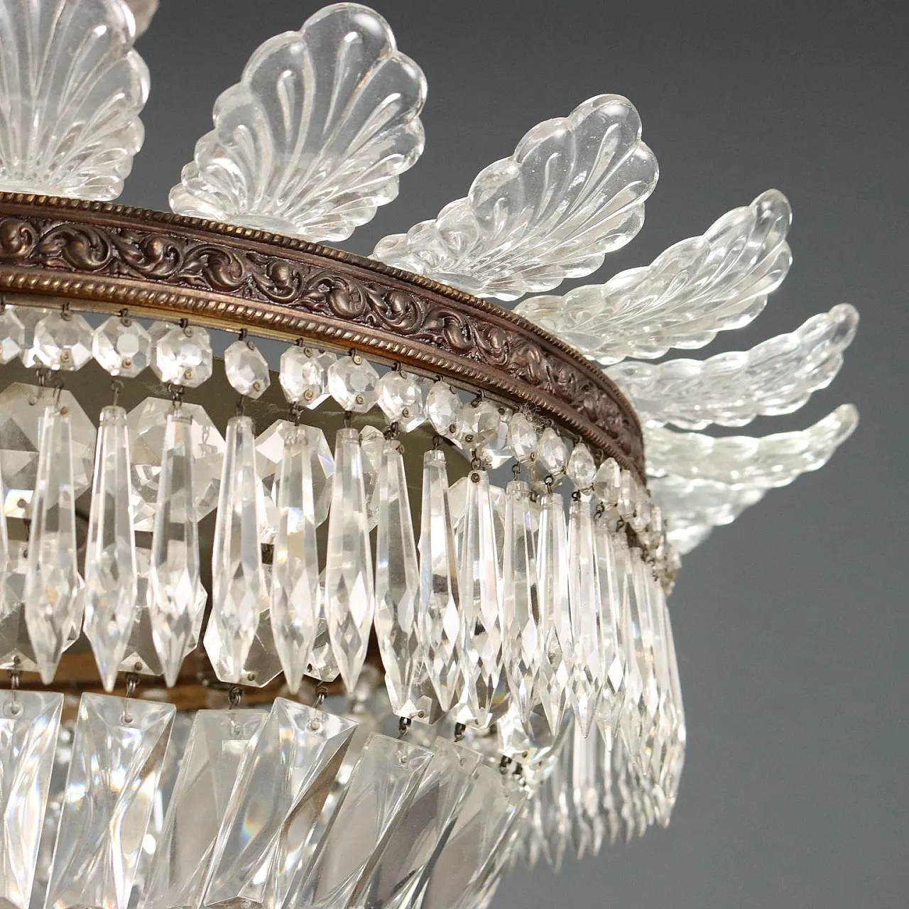 Empire style chandelier, 19th century 3