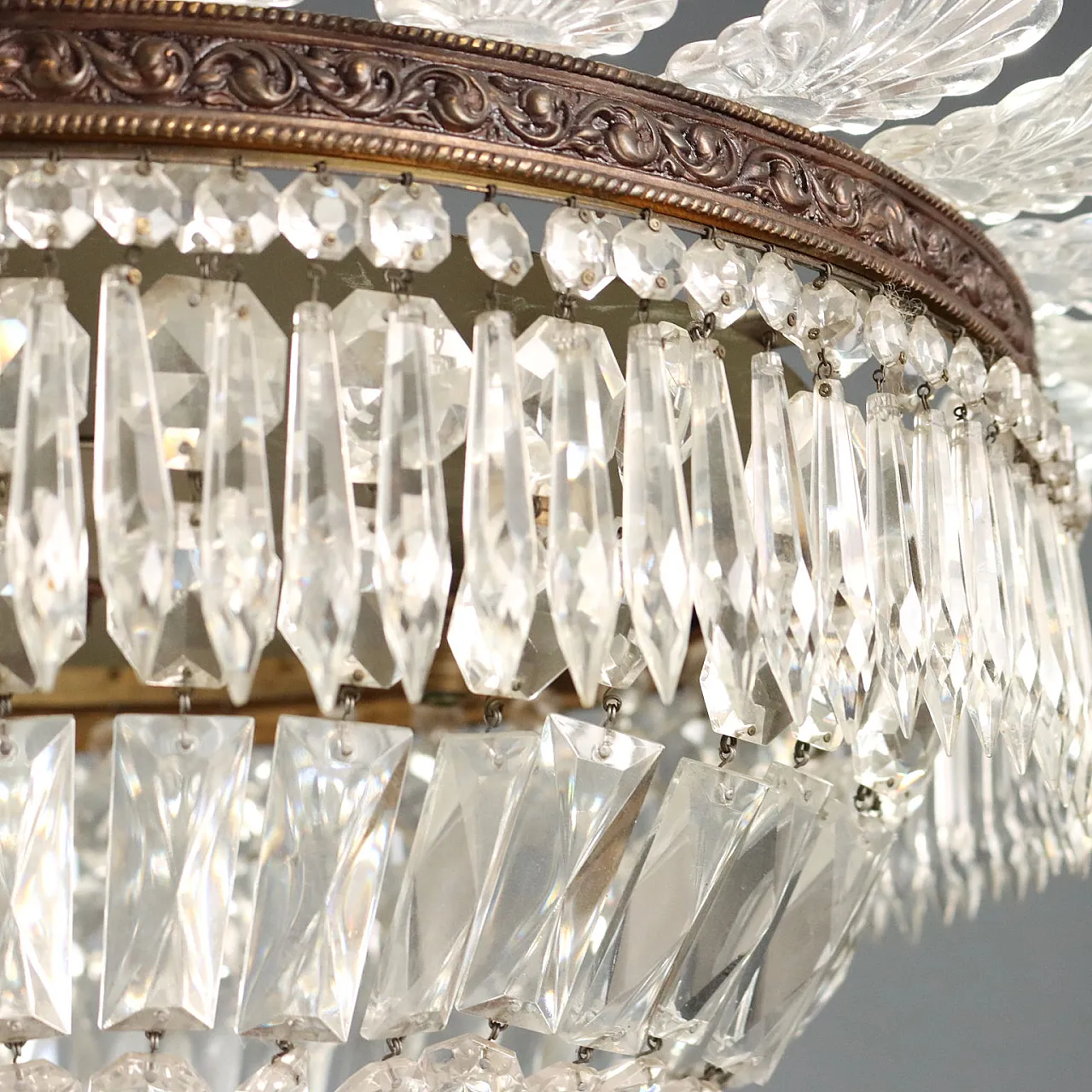Empire style chandelier, 19th century 4
