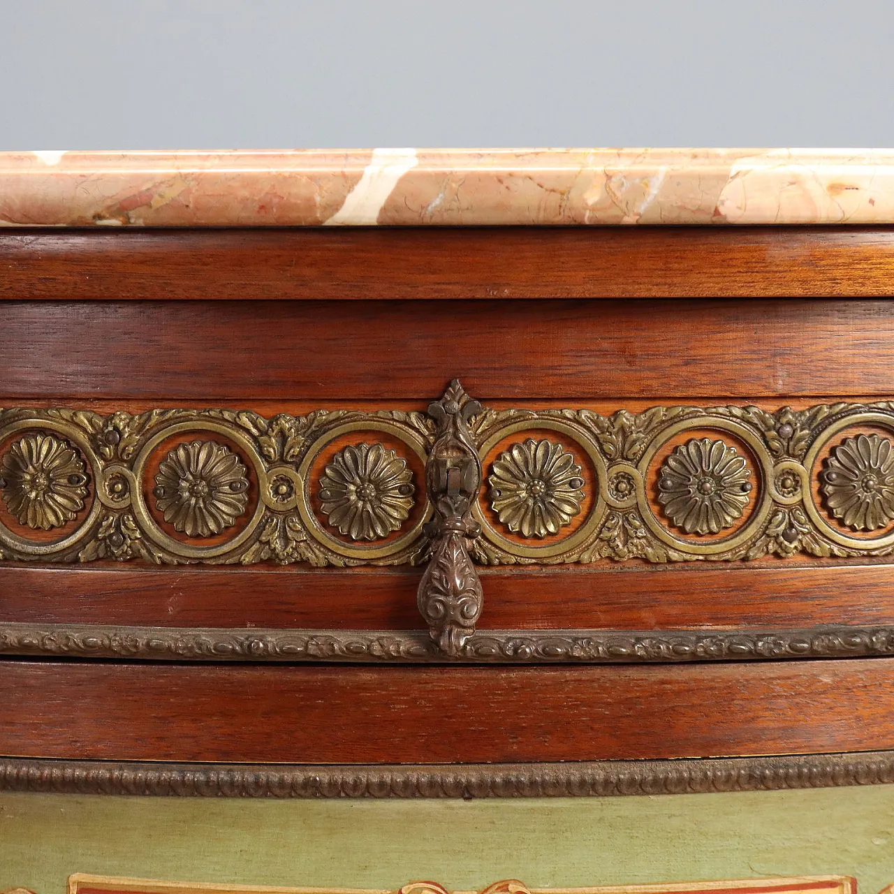 Pair of Demi-Lune sideboards in Neoclassical style, 20th century 4