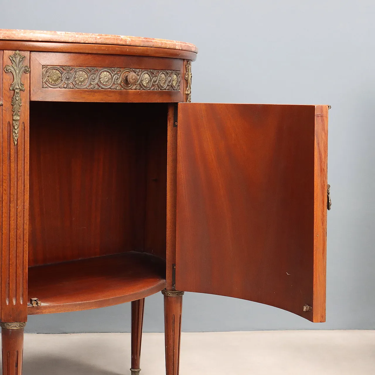 Pair of Demi-Lune sideboards in Neoclassical style, 20th century 9