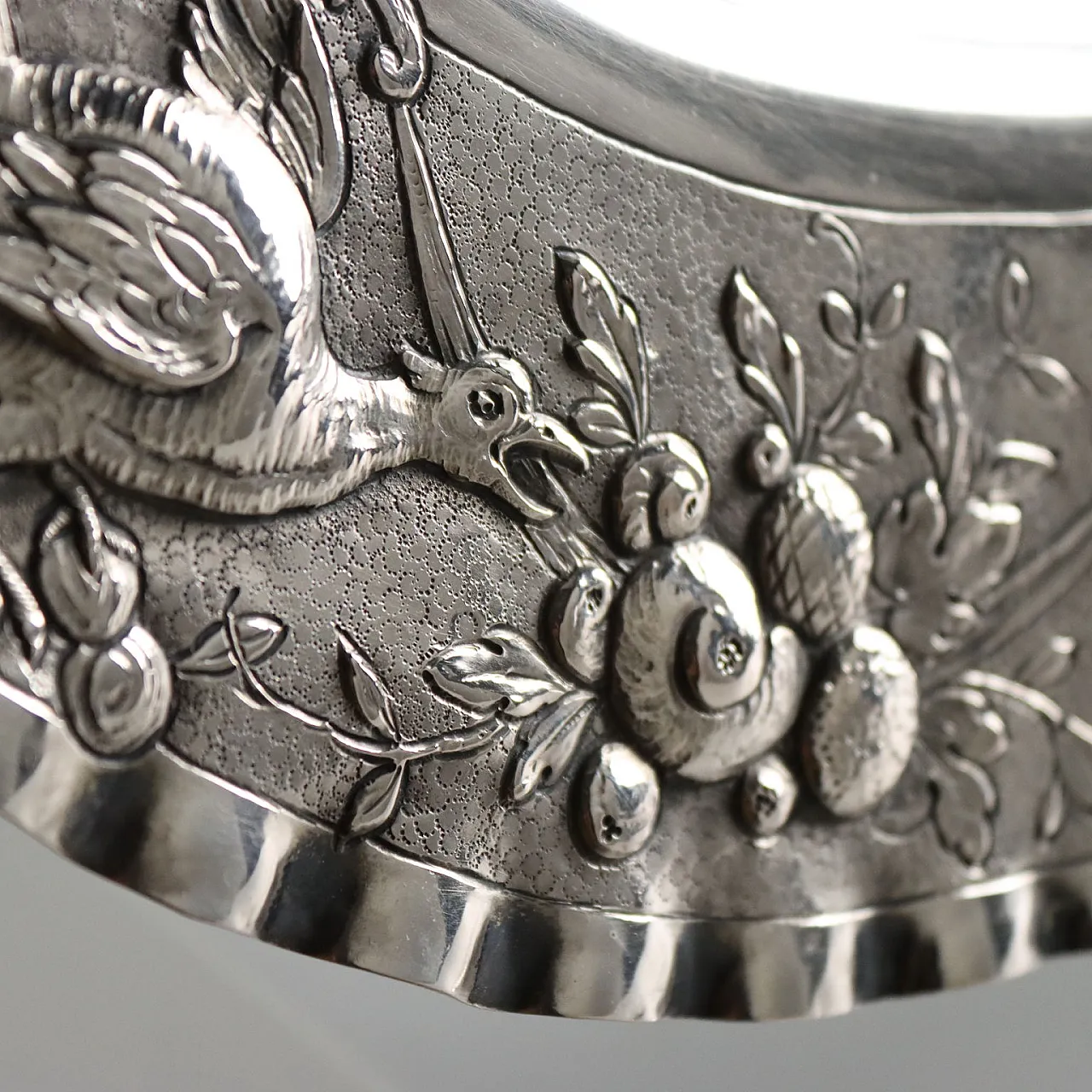 Silver tray, Paris manufacture, 20th century 8