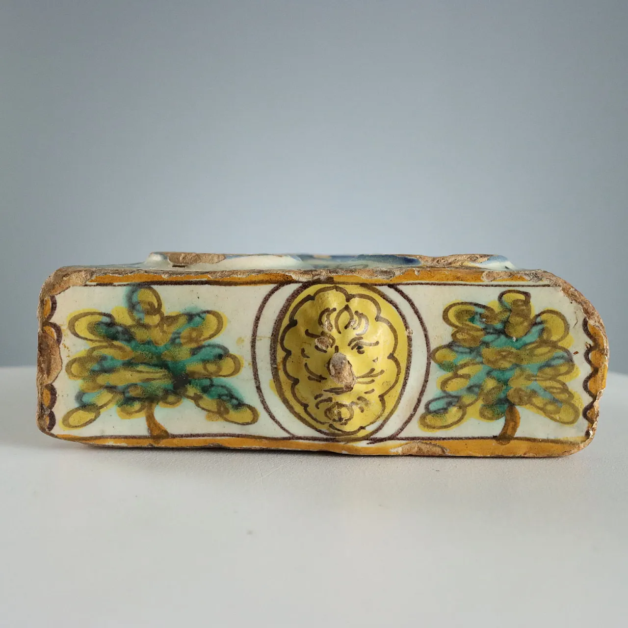 Spice rack in polychrome majolica, 18th century 7