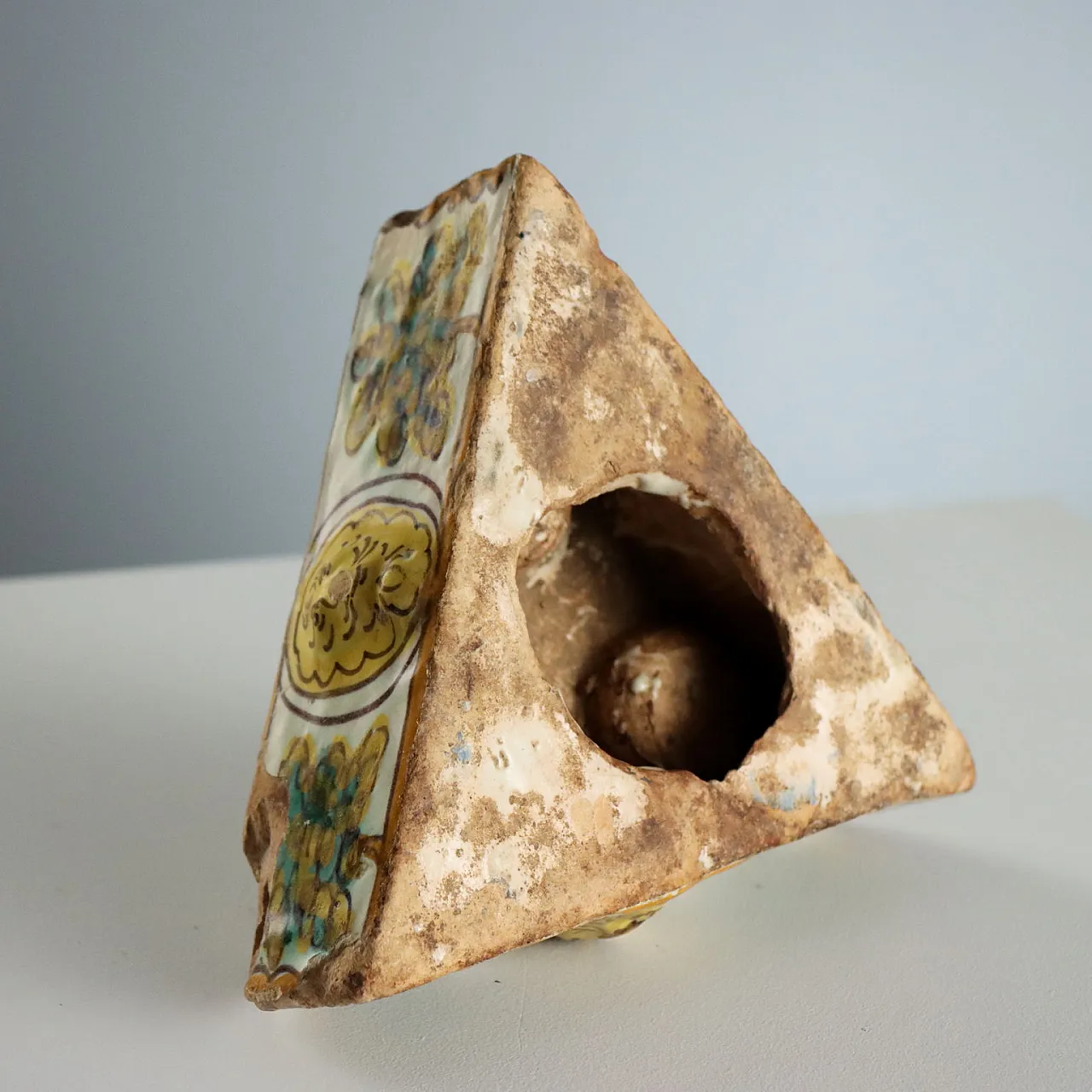 Spice rack in polychrome majolica, 18th century 8