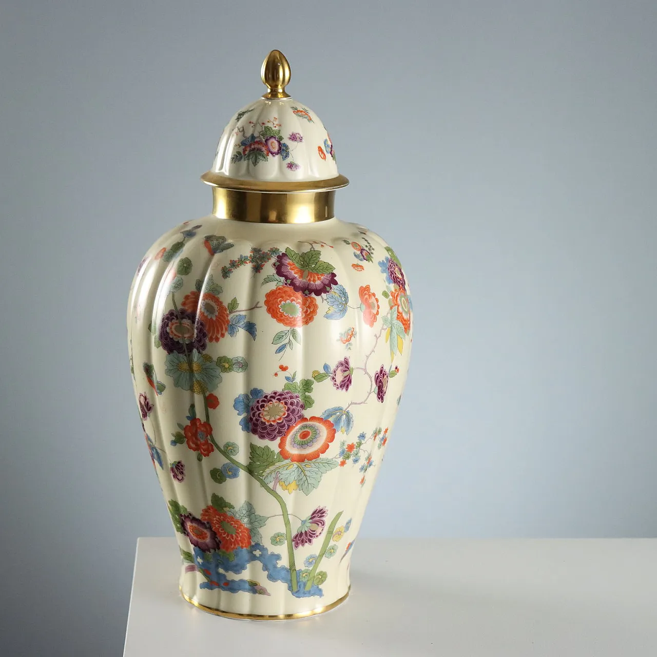 Potiche in Thomas Manufacture porcelain, 20th century 1