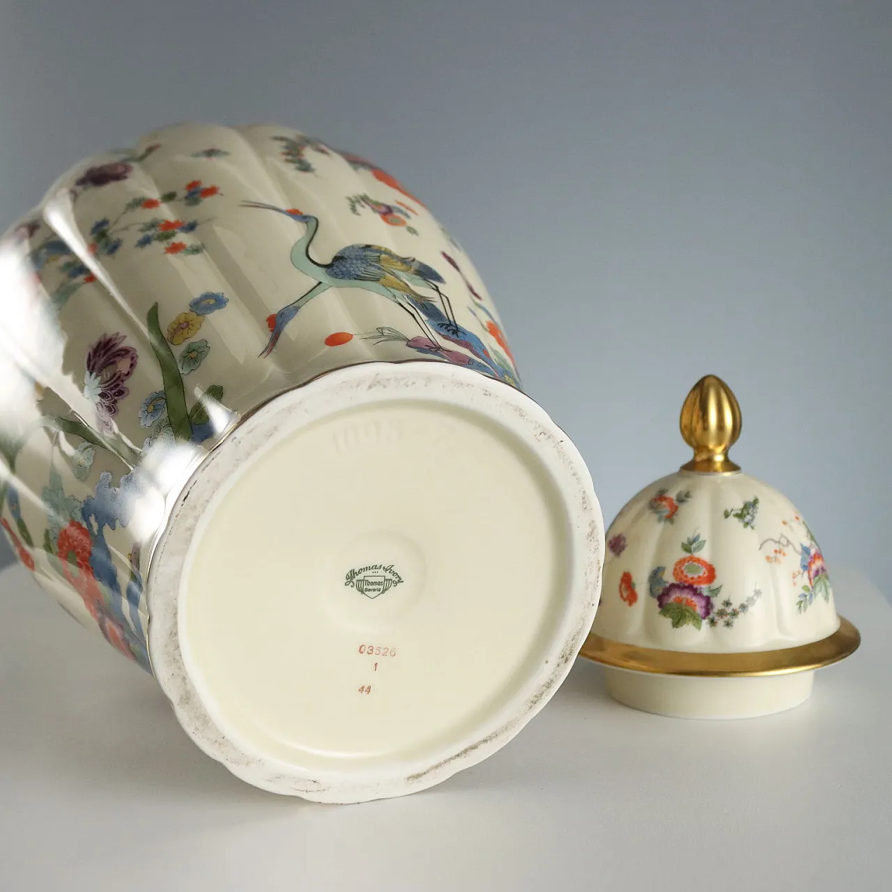 Potiche in Thomas Manufacture porcelain, 20th century 7