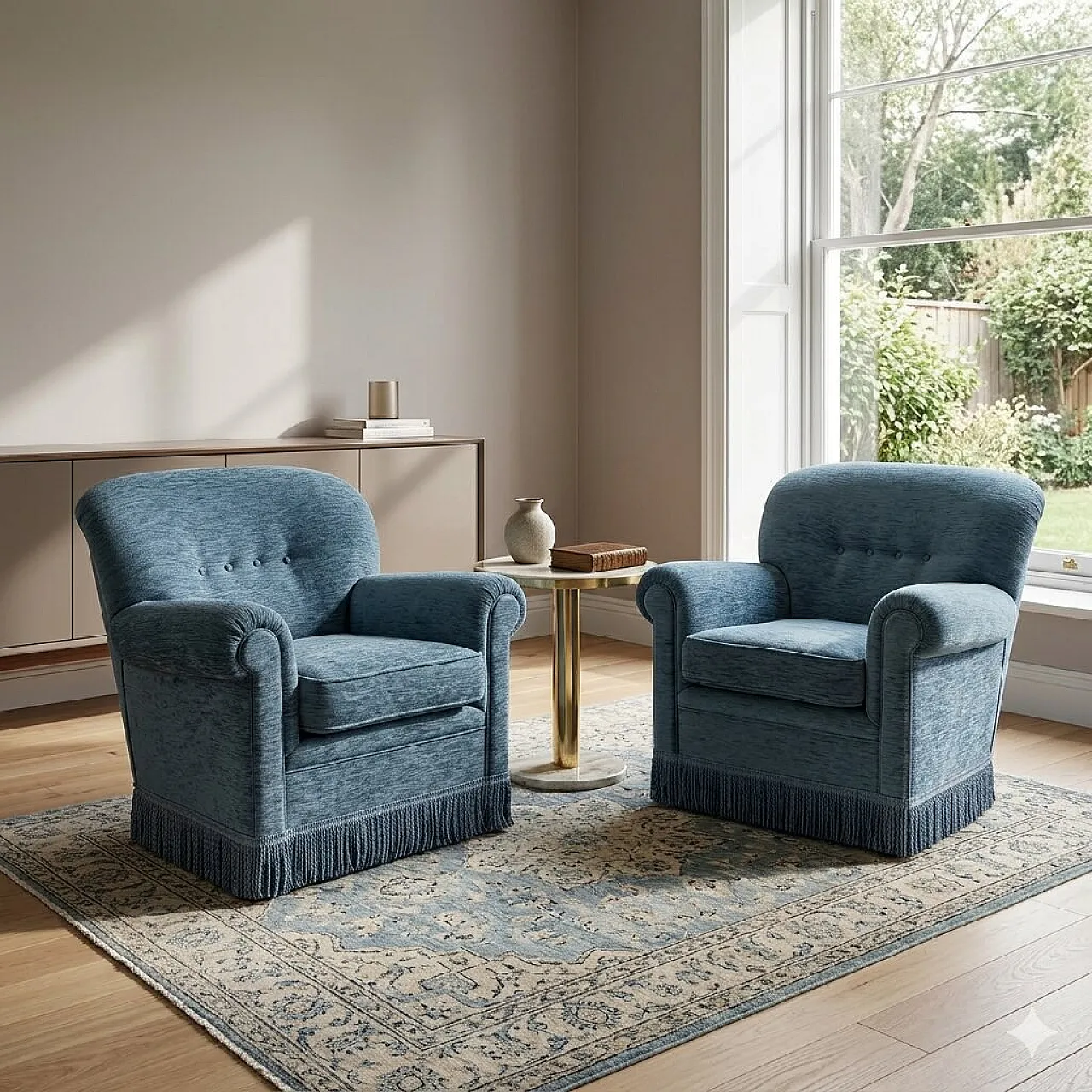 Pair of armchairs, 1950s 2