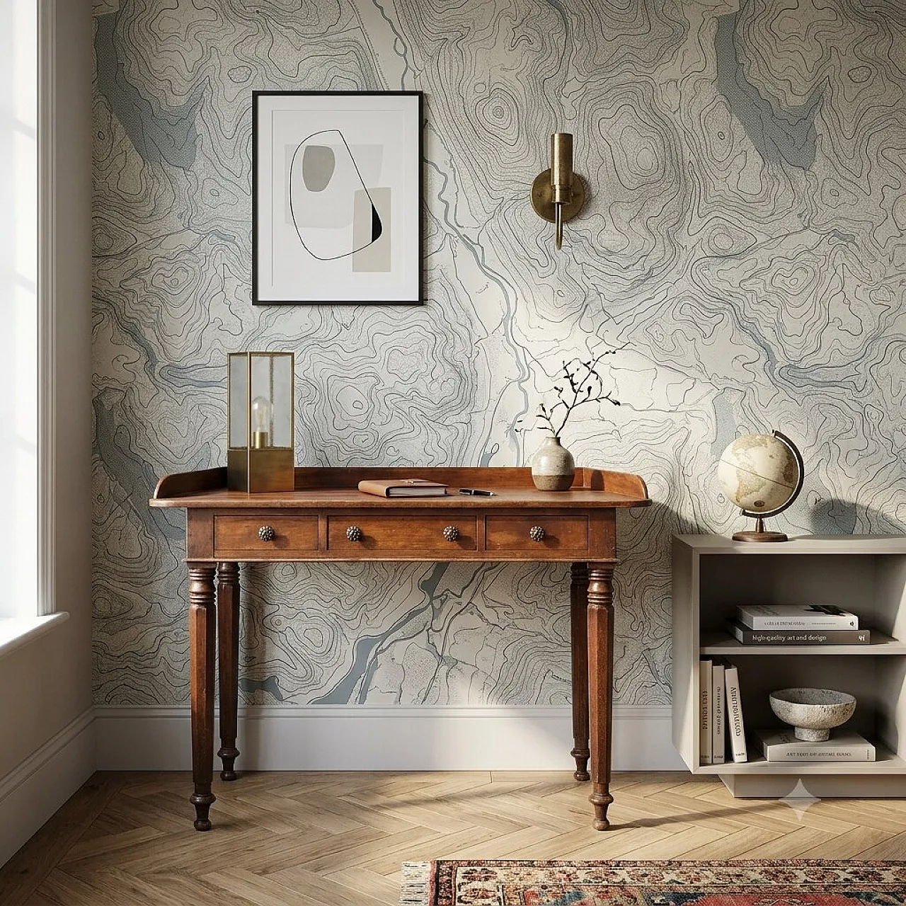 Walnut desk, 19th century 2