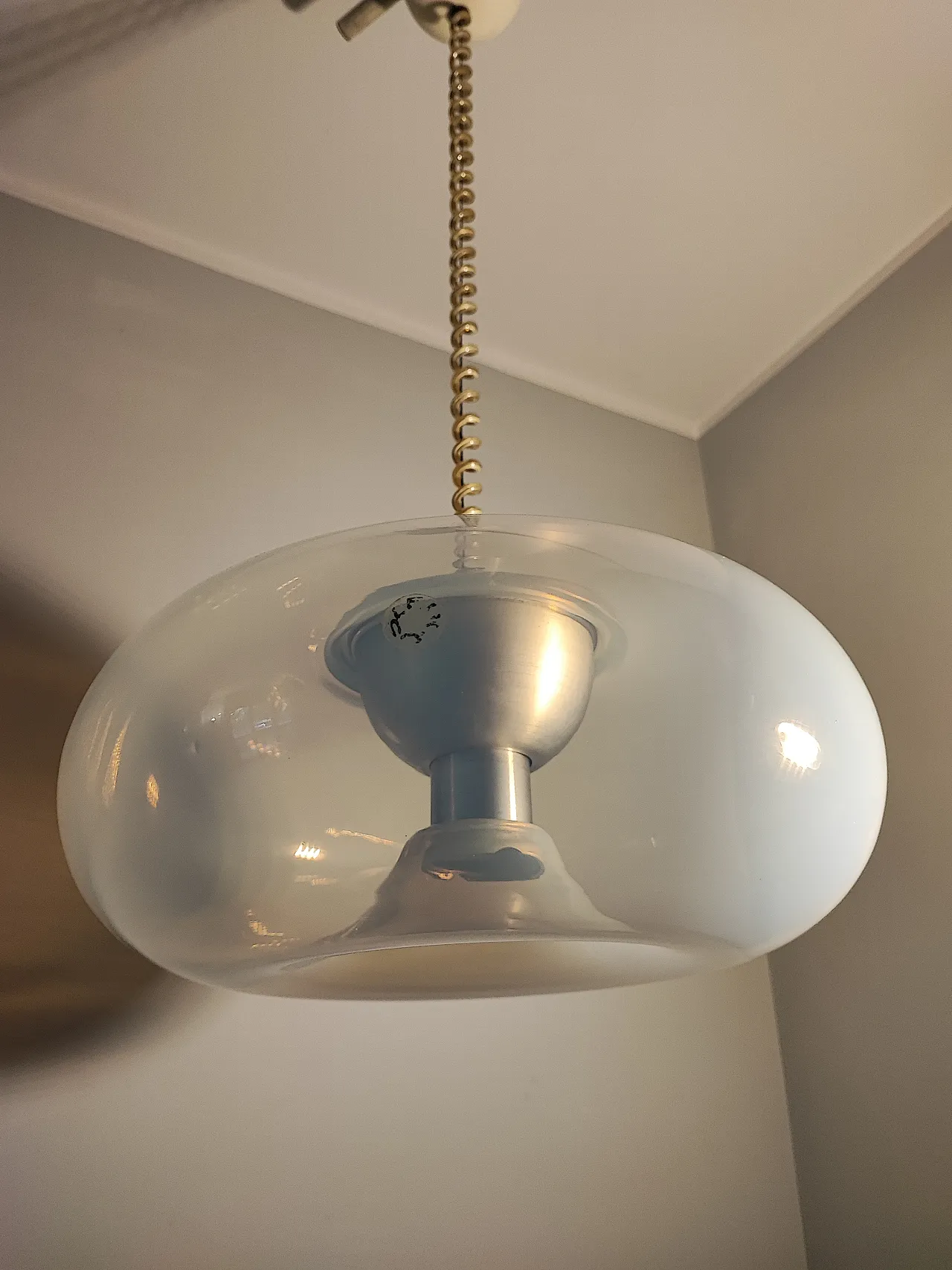 Medusa pendant lamp di Carlo Nason per Leucos, 70s 2