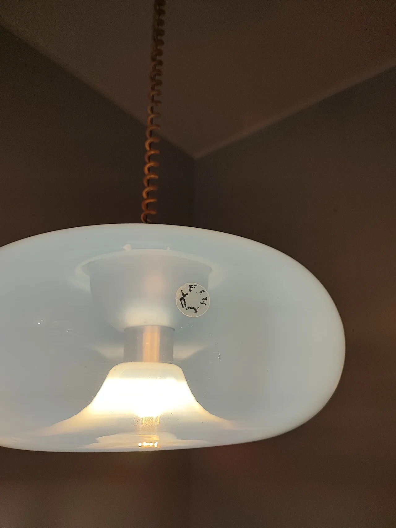 Medusa pendant lamp di Carlo Nason per Leucos, 70s 3