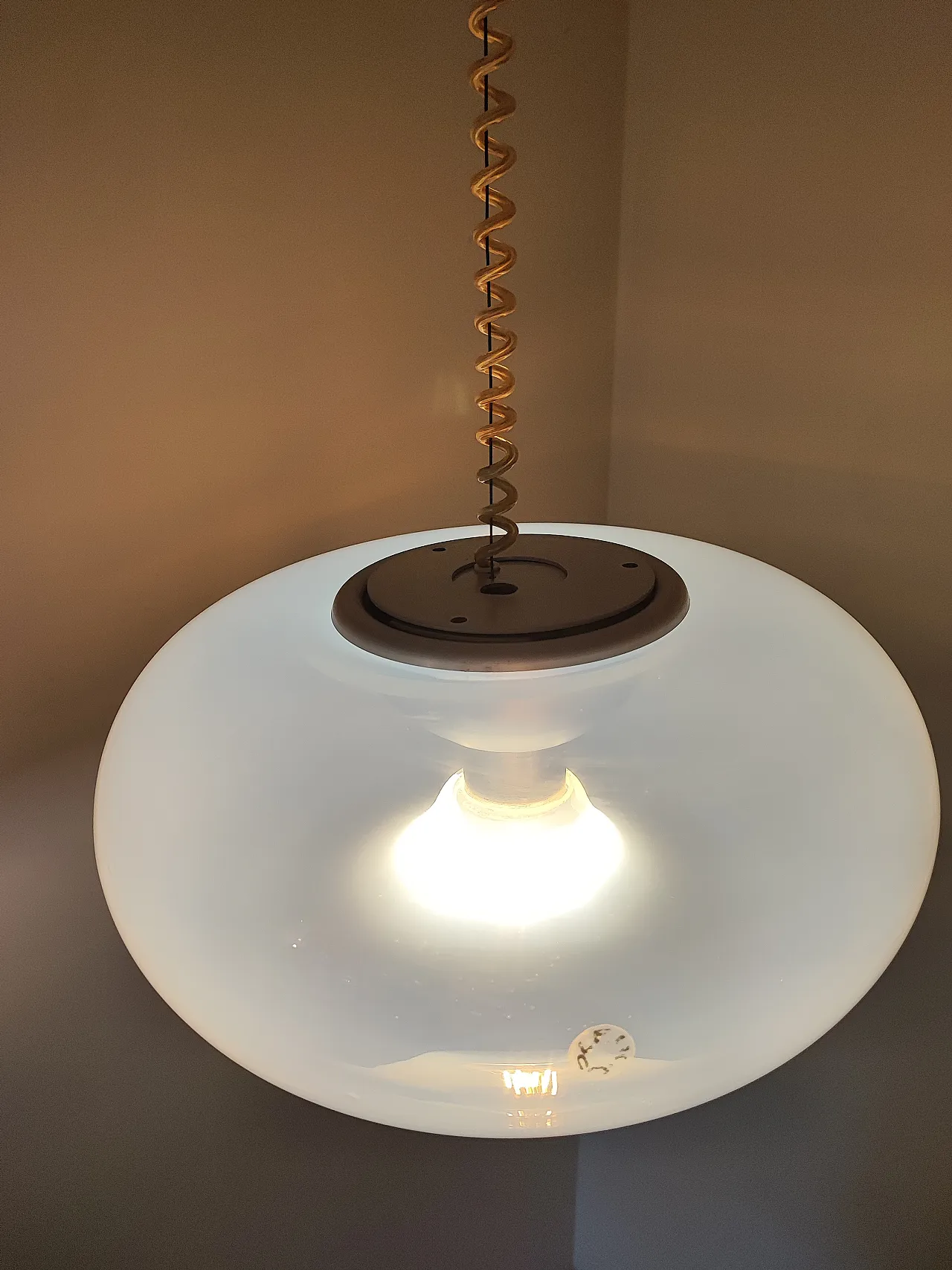 Medusa pendant lamp di Carlo Nason per Leucos, 70s 6