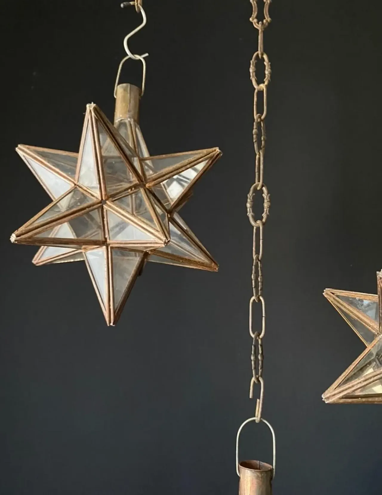 Pair of star lights, 1960s 6