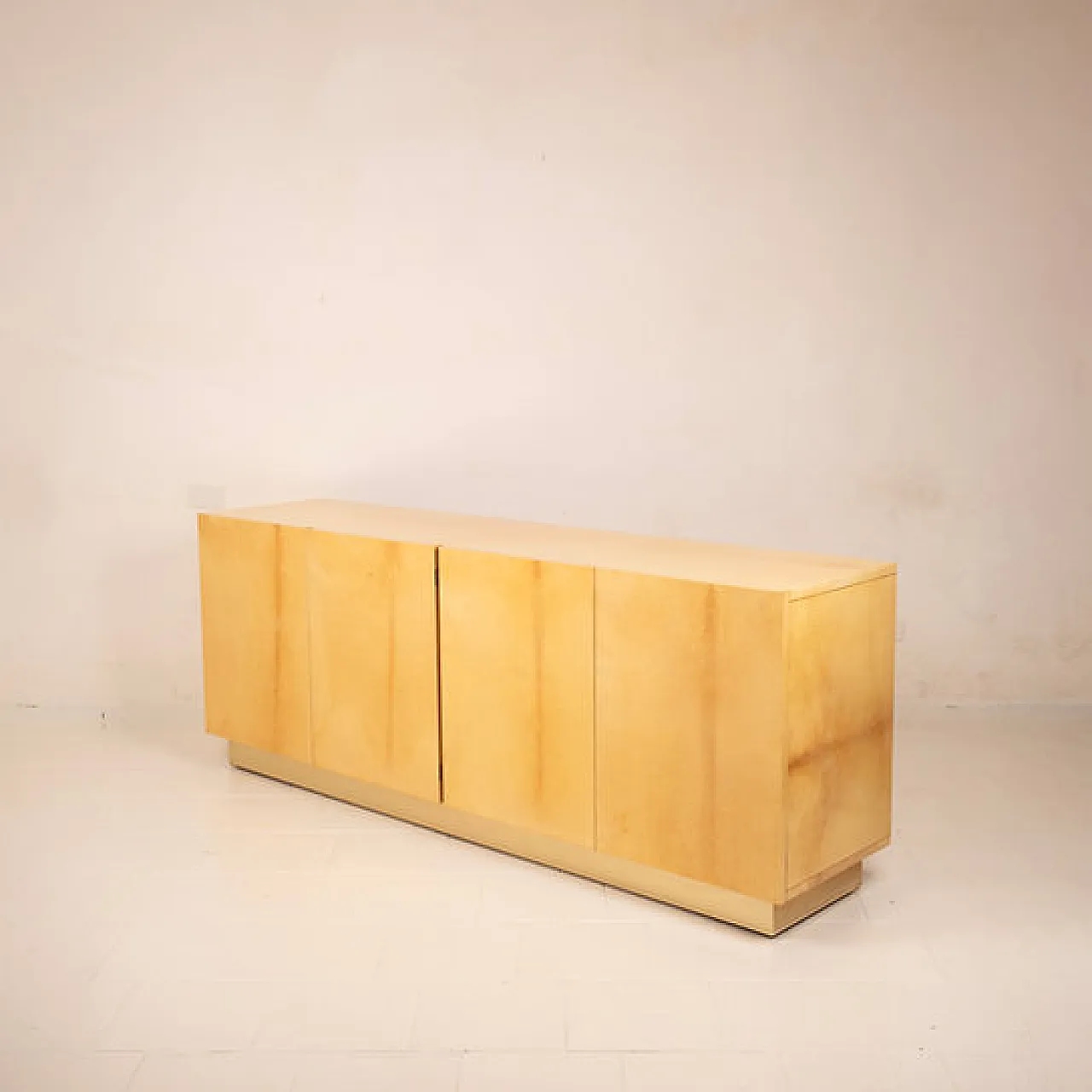 Giorgio Tura parchment and brass sideboard for Tura Milano, 1970s 4