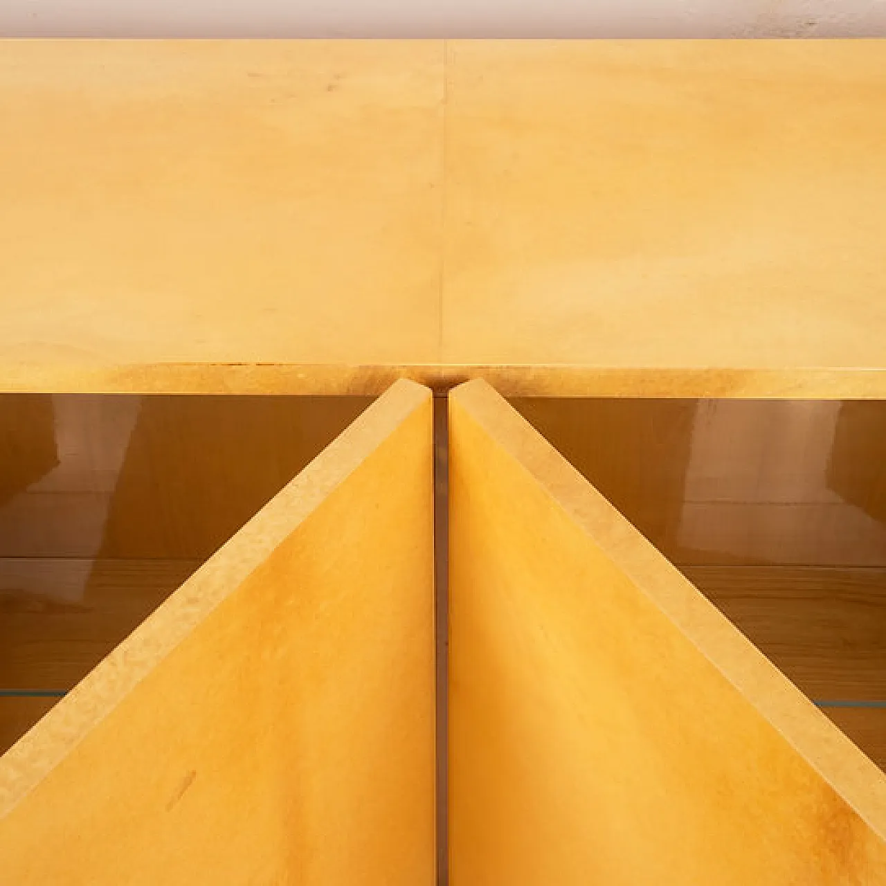 Giorgio Tura parchment and brass sideboard for Tura Milano, 1970s 6