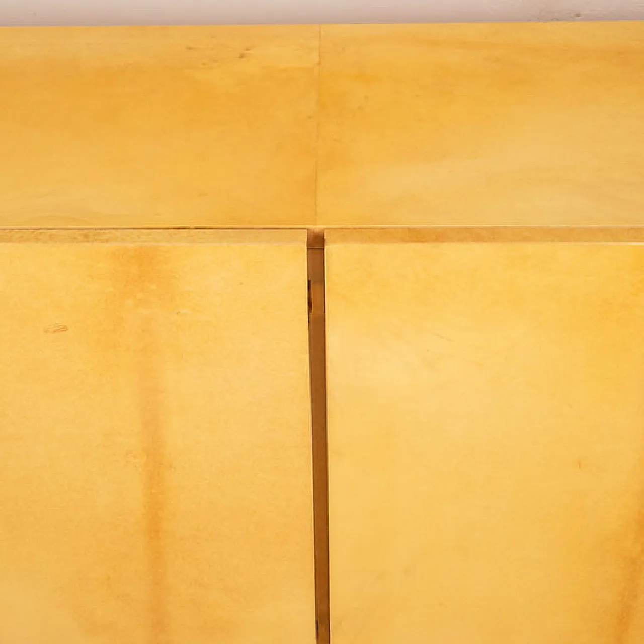 Giorgio Tura parchment and brass sideboard for Tura Milano, 1970s 14