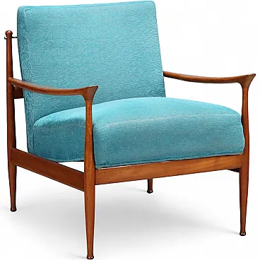 Armchair in teak wood, 1960s