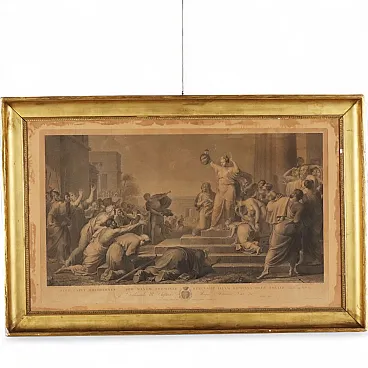 Empire frame in golden fir, 19th century
