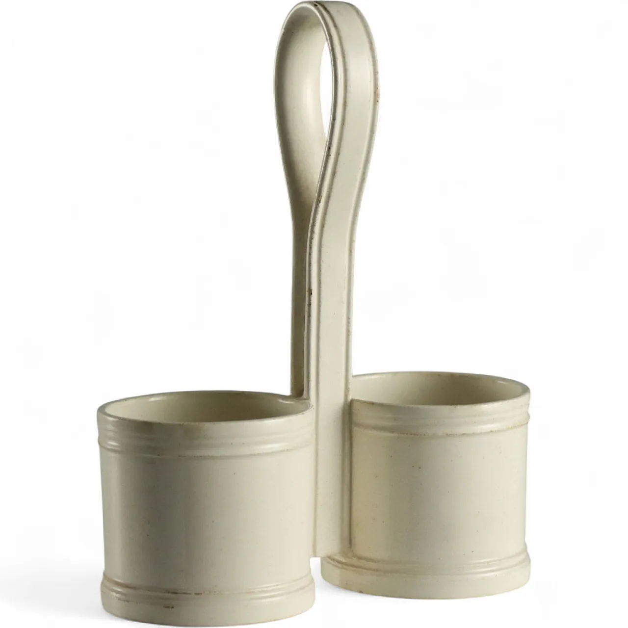 Earthenware bottle holder, 19th century 8