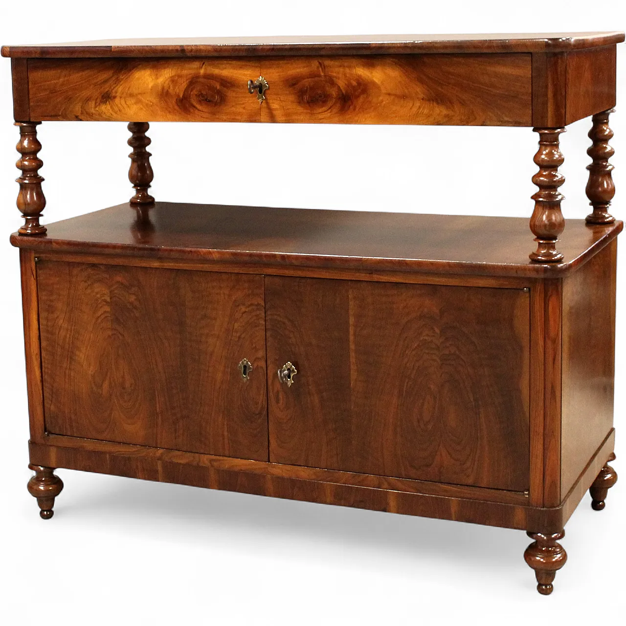 Credenza Luigi Filippo in noce, '800 15