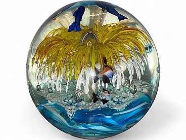 Fermacarte in vetro di Murano, metà '900