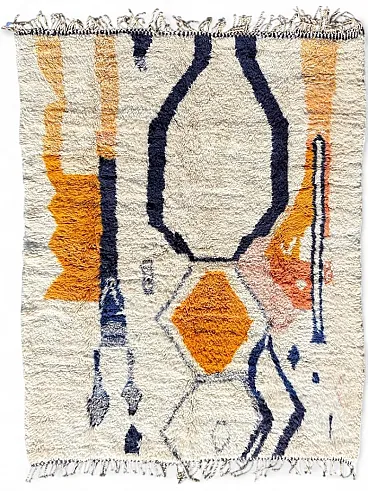 Abstract Moroccan-style shag rug, 2000s