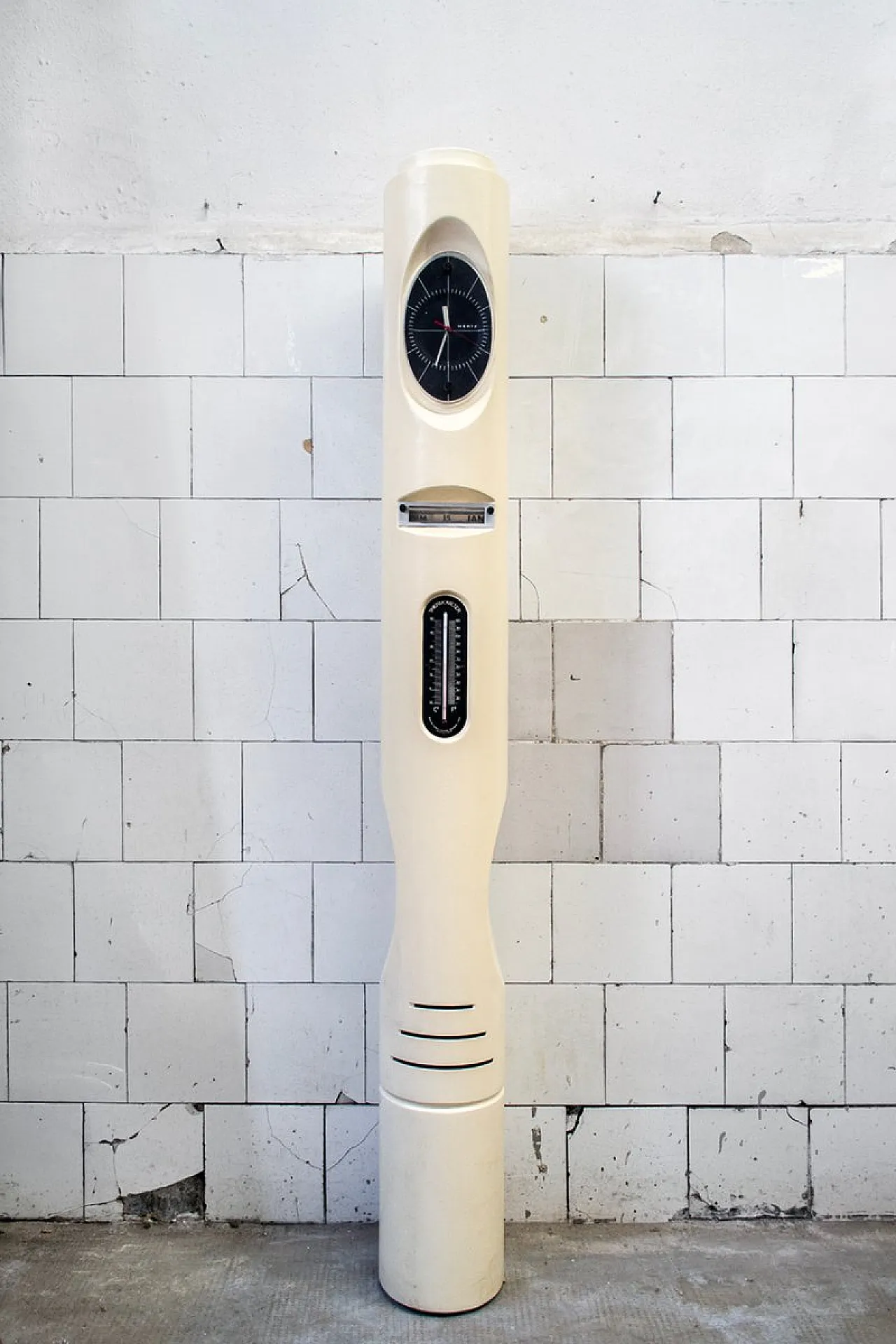Column clock, Calendar and Thermometer from Turati, 1970s 1
