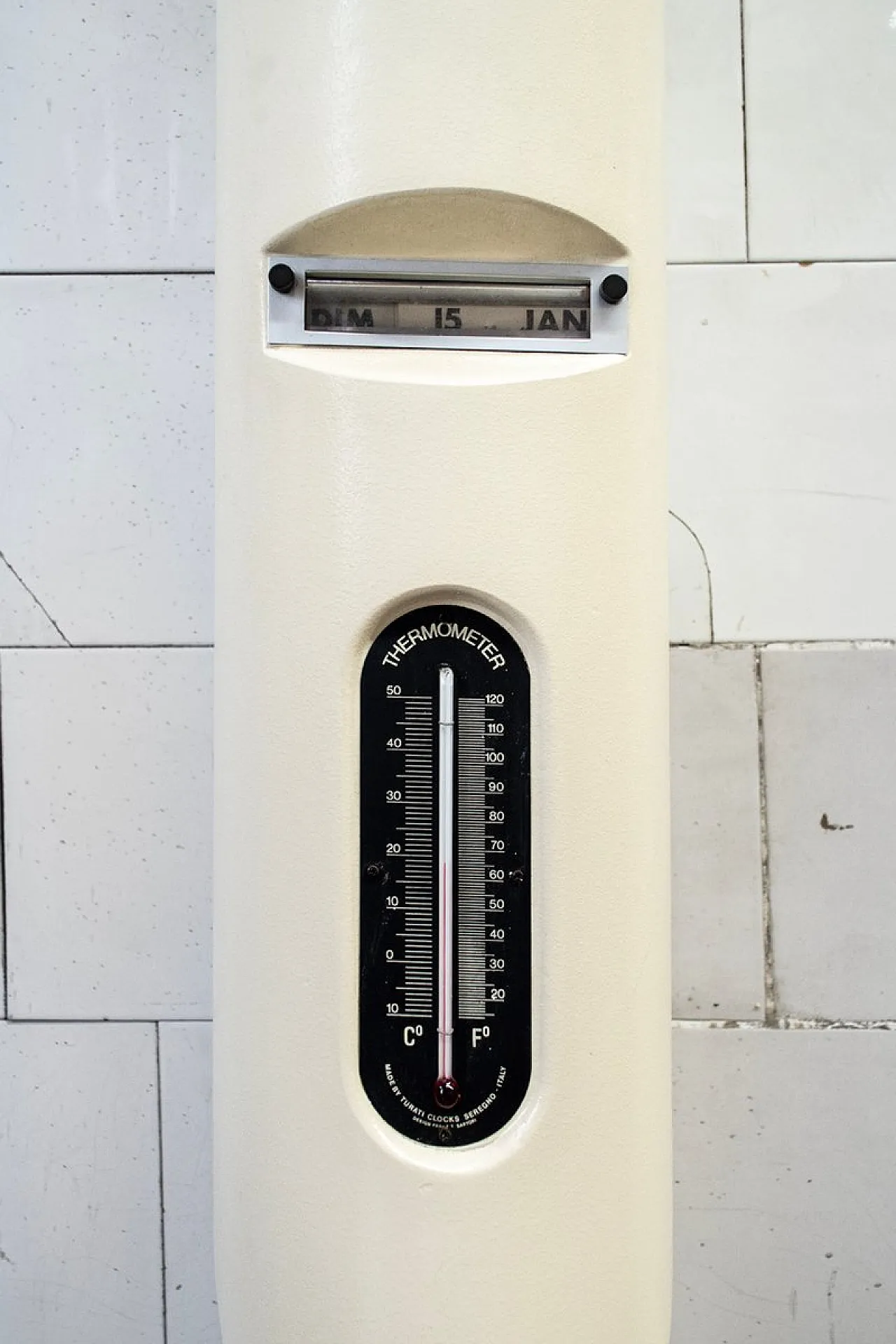 Column clock, Calendar and Thermometer from Turati, 1970s 5