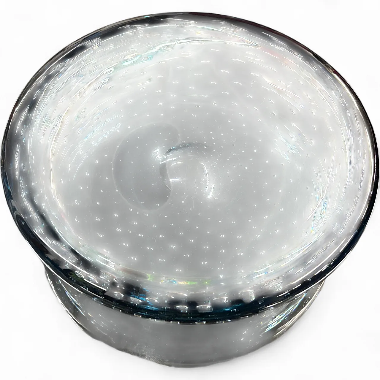 Pocket emptying centerpiece in Murano glass with bubbles, 1960s 10