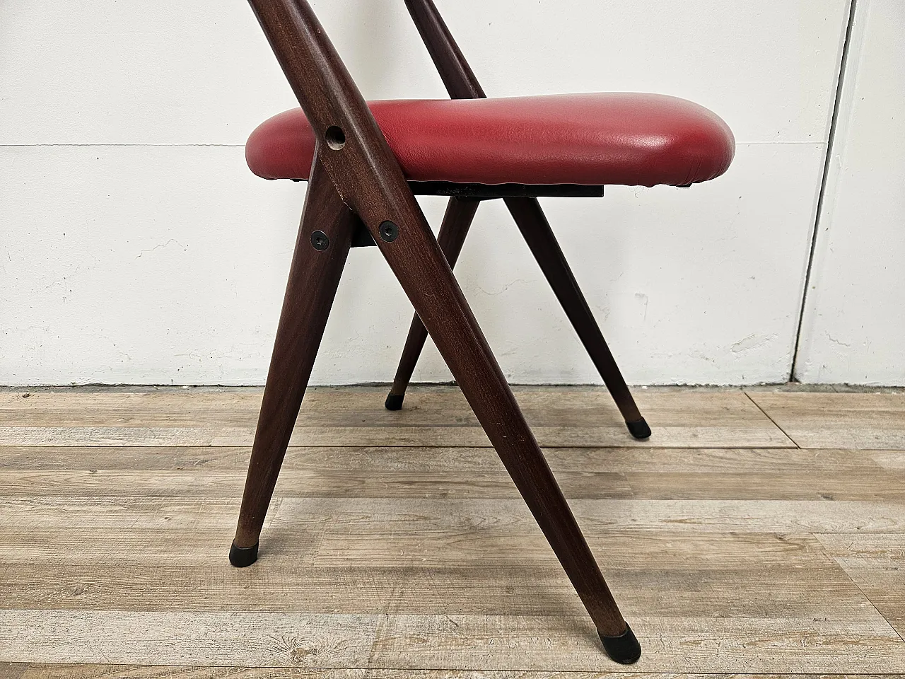 Six chairs by Gaetano and Alessandro Besana, 1960 9