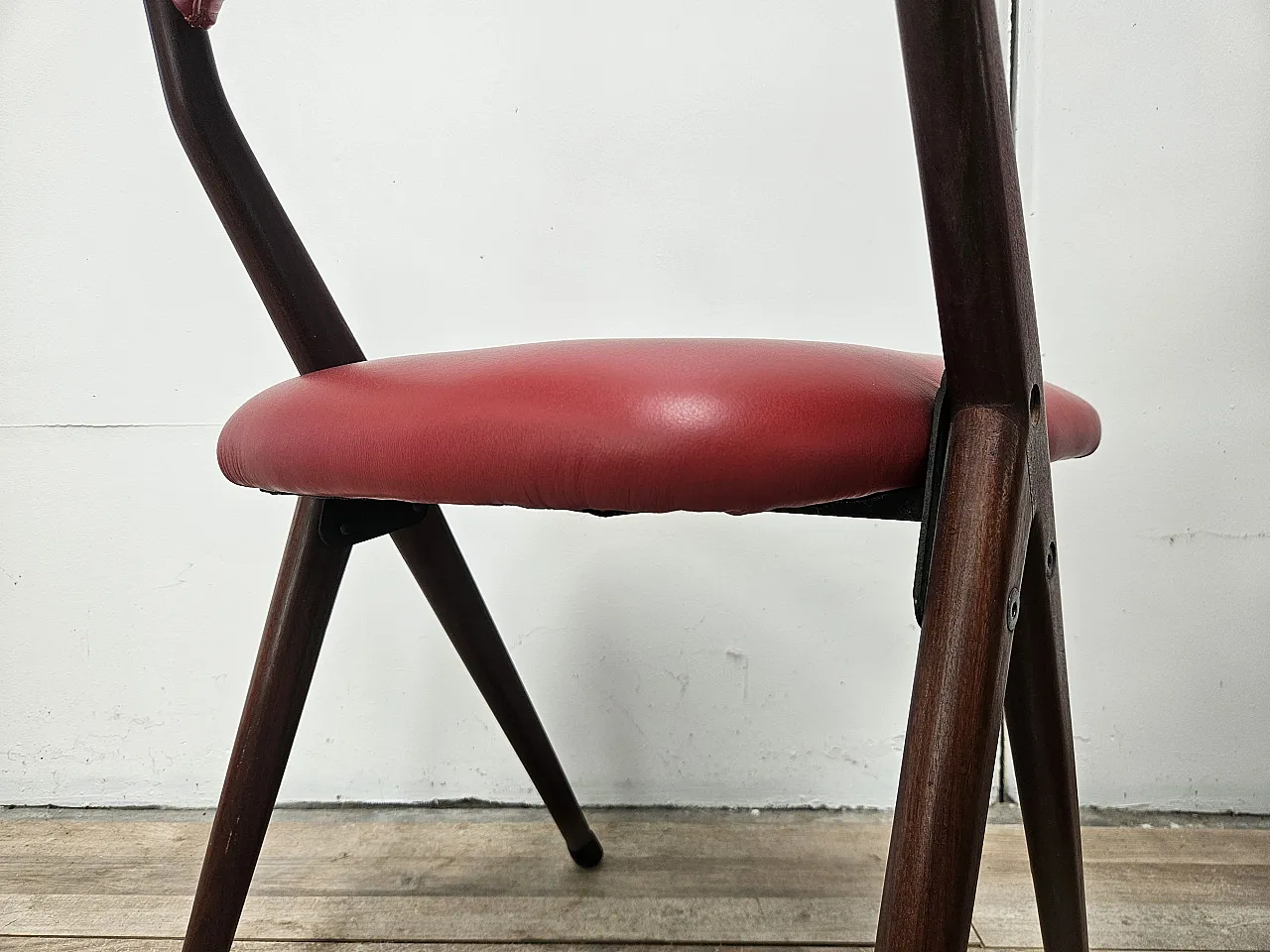 Six chairs by Gaetano and Alessandro Besana, 1960 12