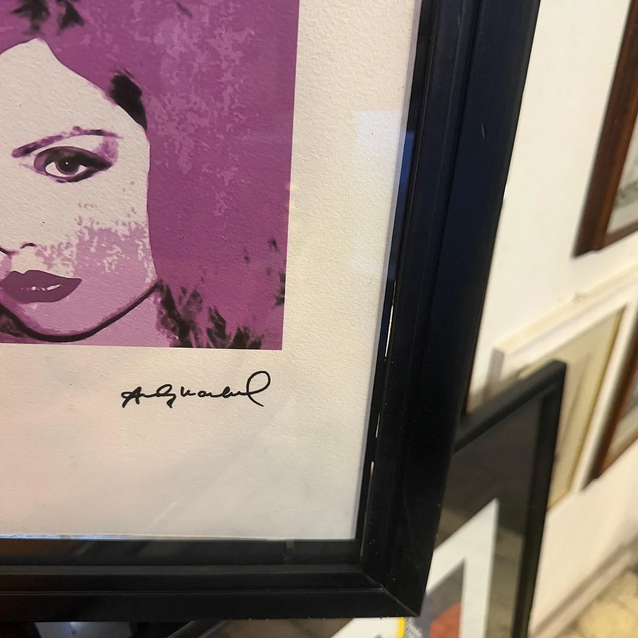 Andy Warhol Pop Art con cornice Debbie Harry 22/200, anni 2000 5