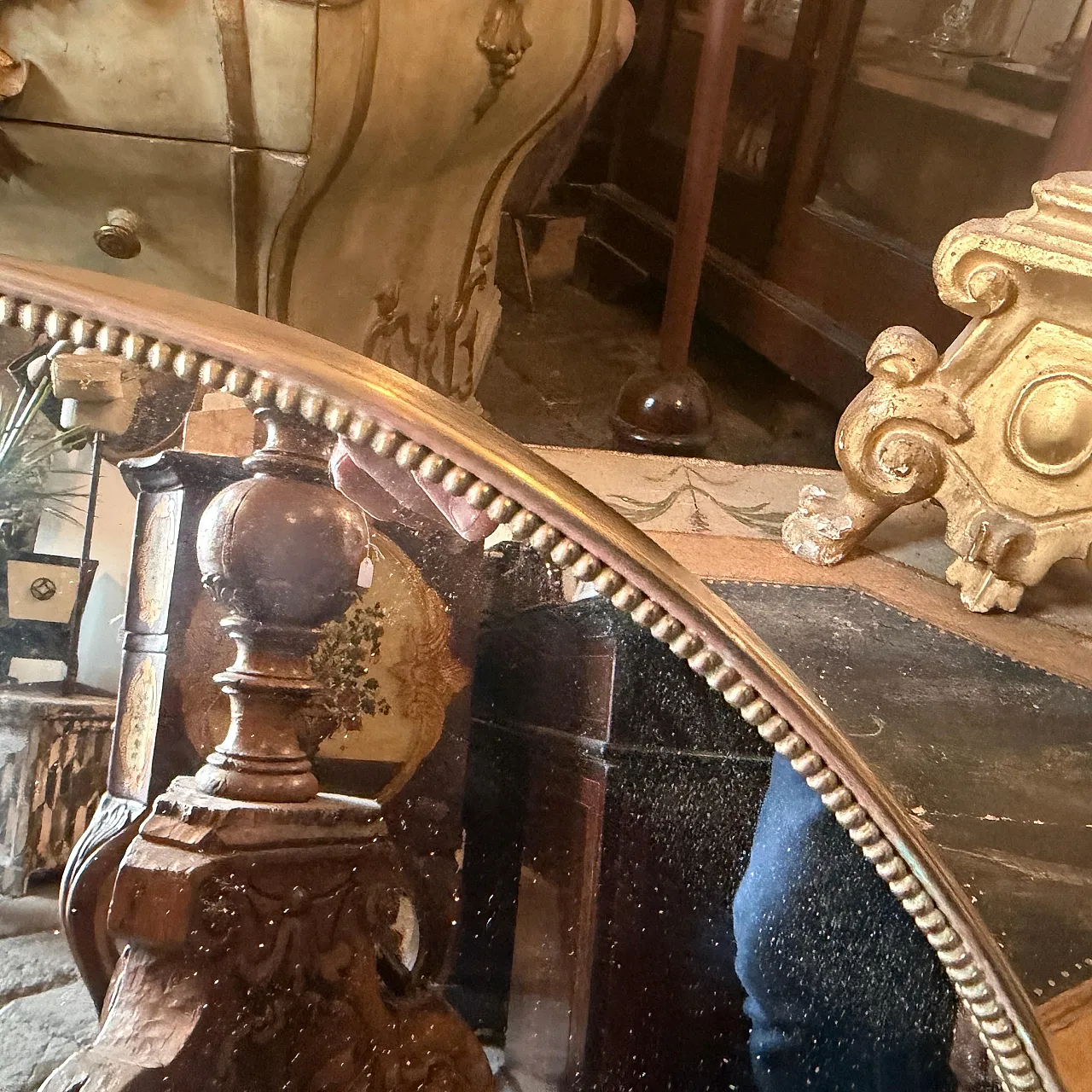 Specchio da parete ovale in ottone di Giò Ponti, anni '60 2