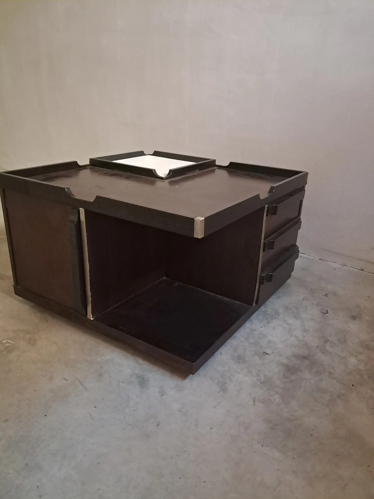Coffee table with bar Sormani for Fiarm, 1970s 1