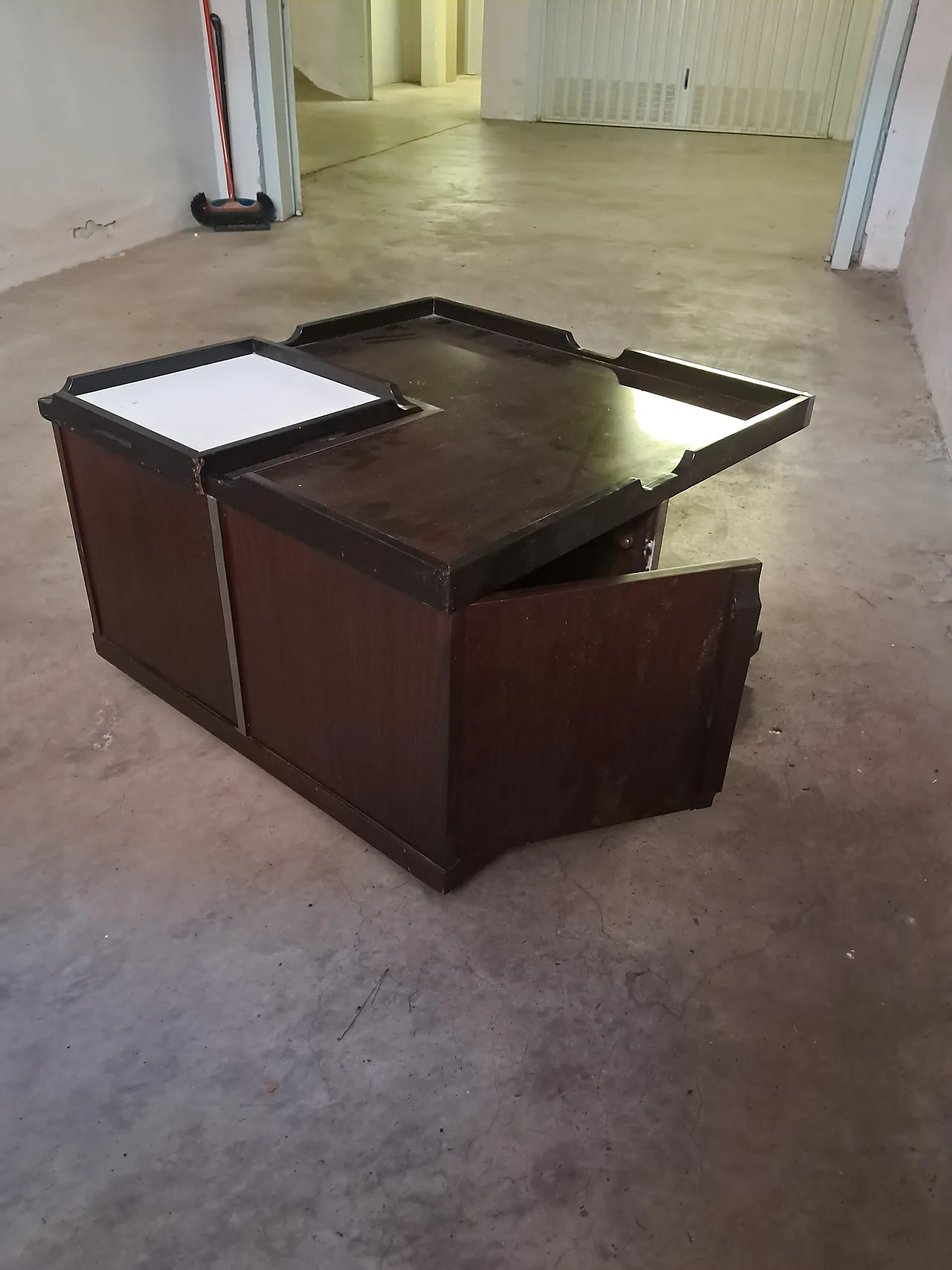 Coffee table with bar Sormani for Fiarm, 1970s 3