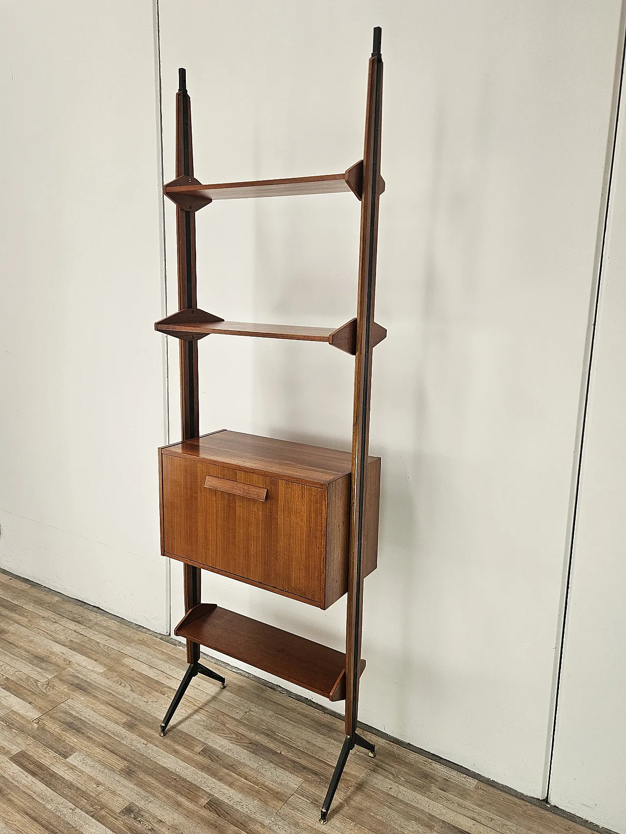 Swedish teak bookcase from the 1960s 2