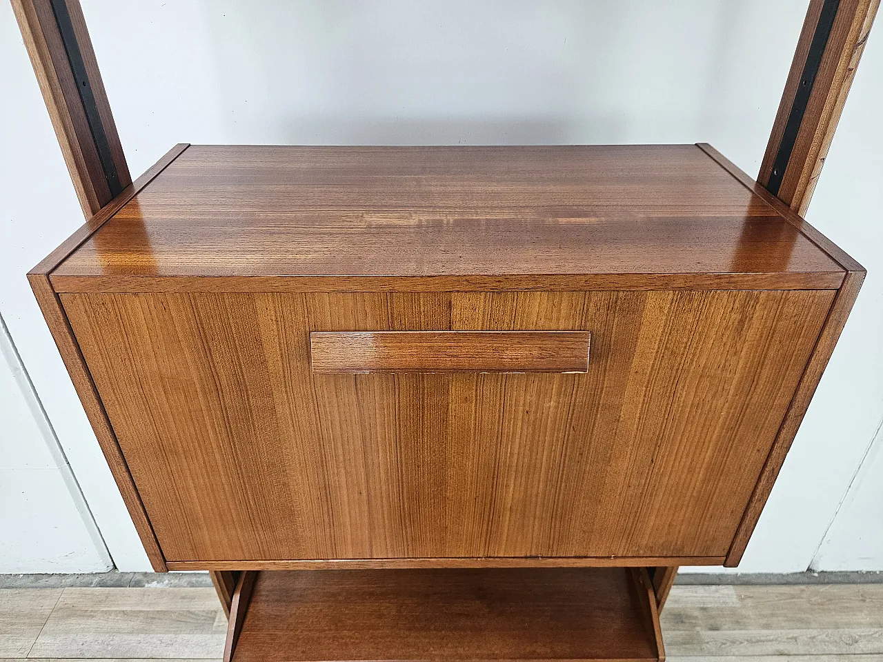 Swedish teak bookcase from the 1960s 6