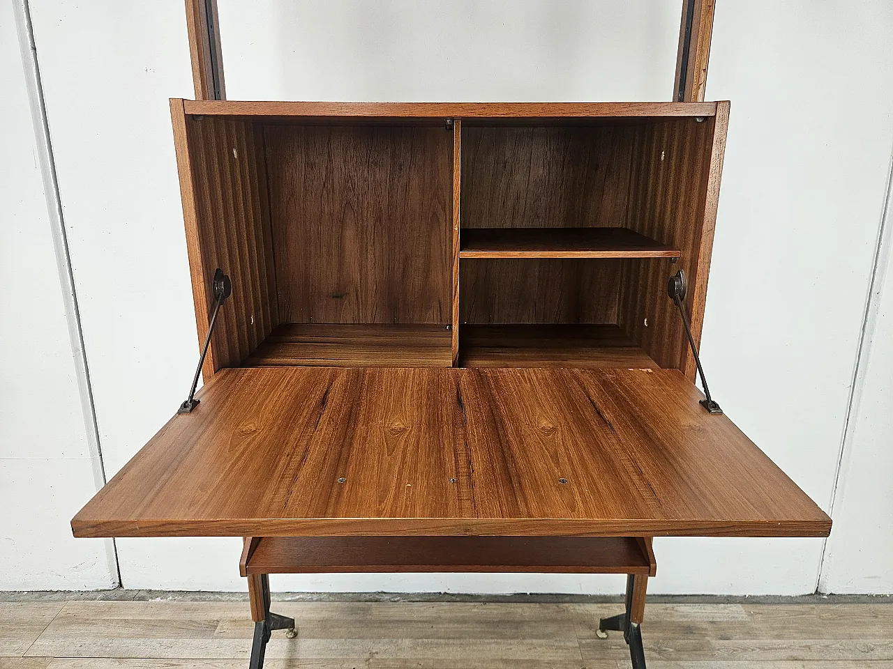 Swedish teak bookcase from the 1960s 10