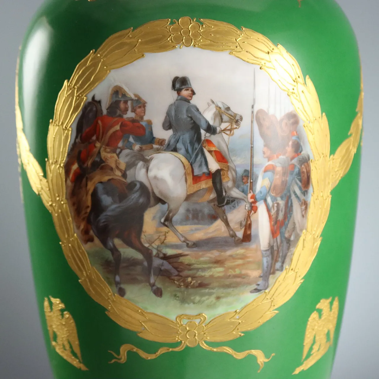 Grande vaso Napoleone III in porcellana, '800 3