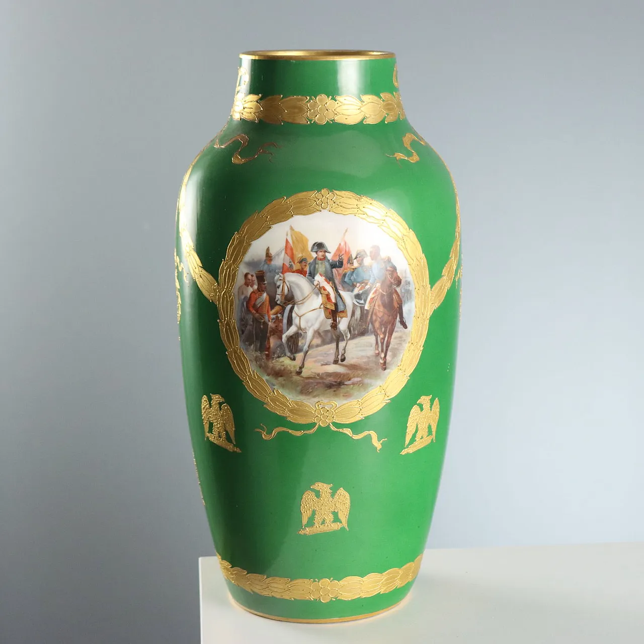 Grande vaso Napoleone III in porcellana, '800 7
