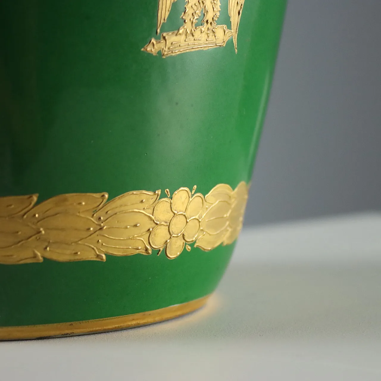 Grande vaso Napoleone III in porcellana, '800 9