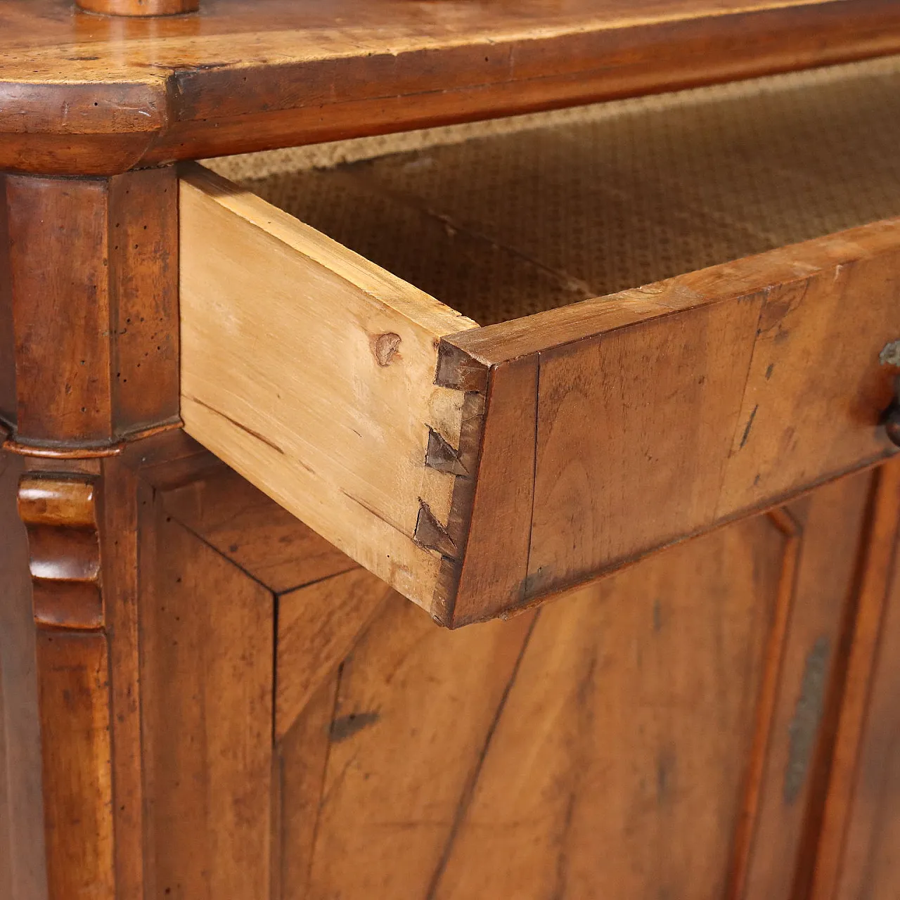 Credenza a doppio corpo Umbertina, '800 7