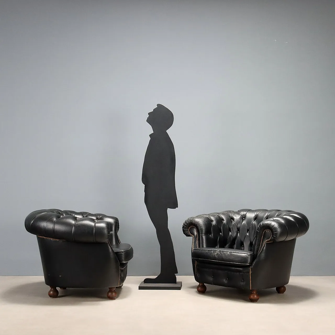 Coppia di poltrone Chesterfield, '900 3