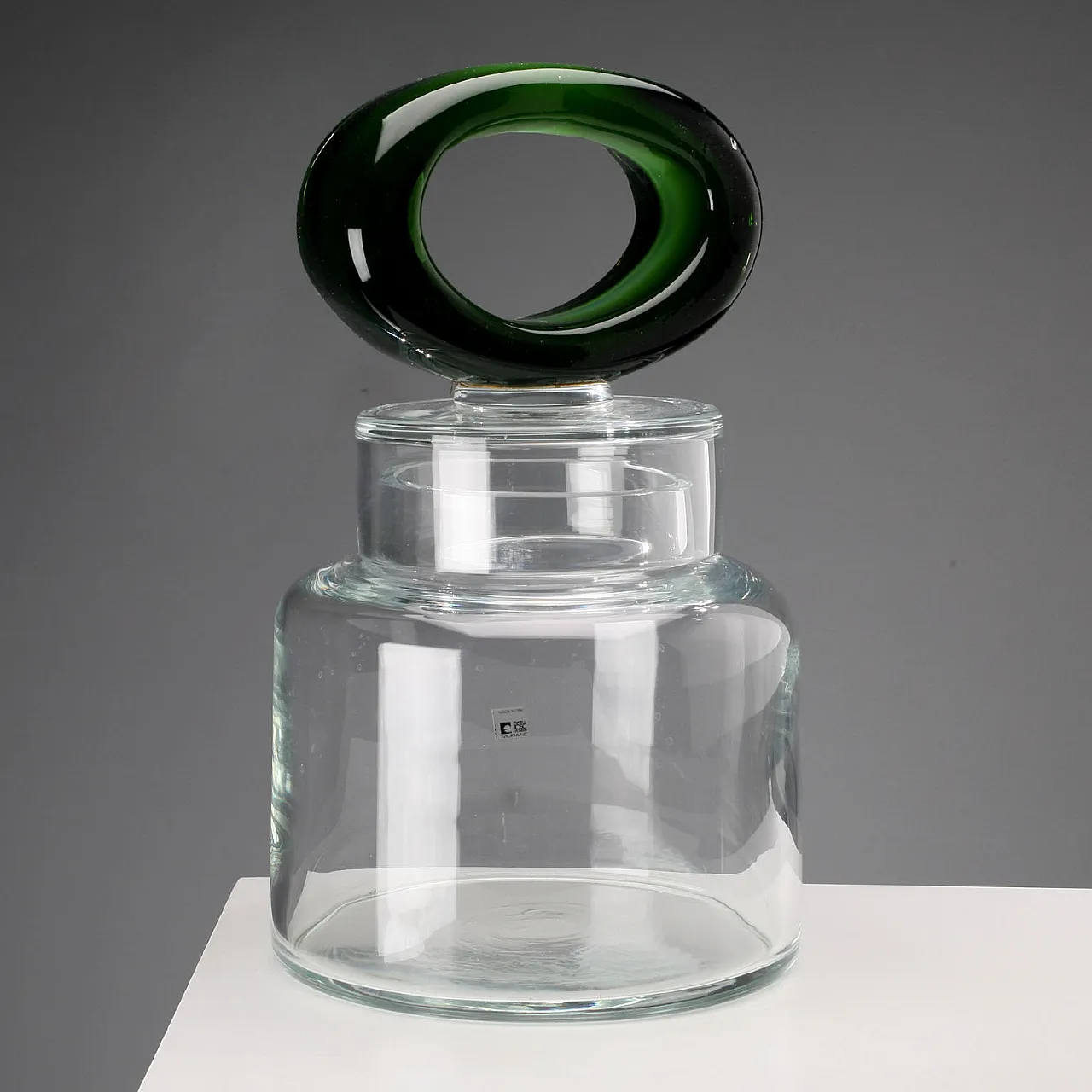 Vaso con coperchio, Vetreria Fratelli Toso Murano, '900 1