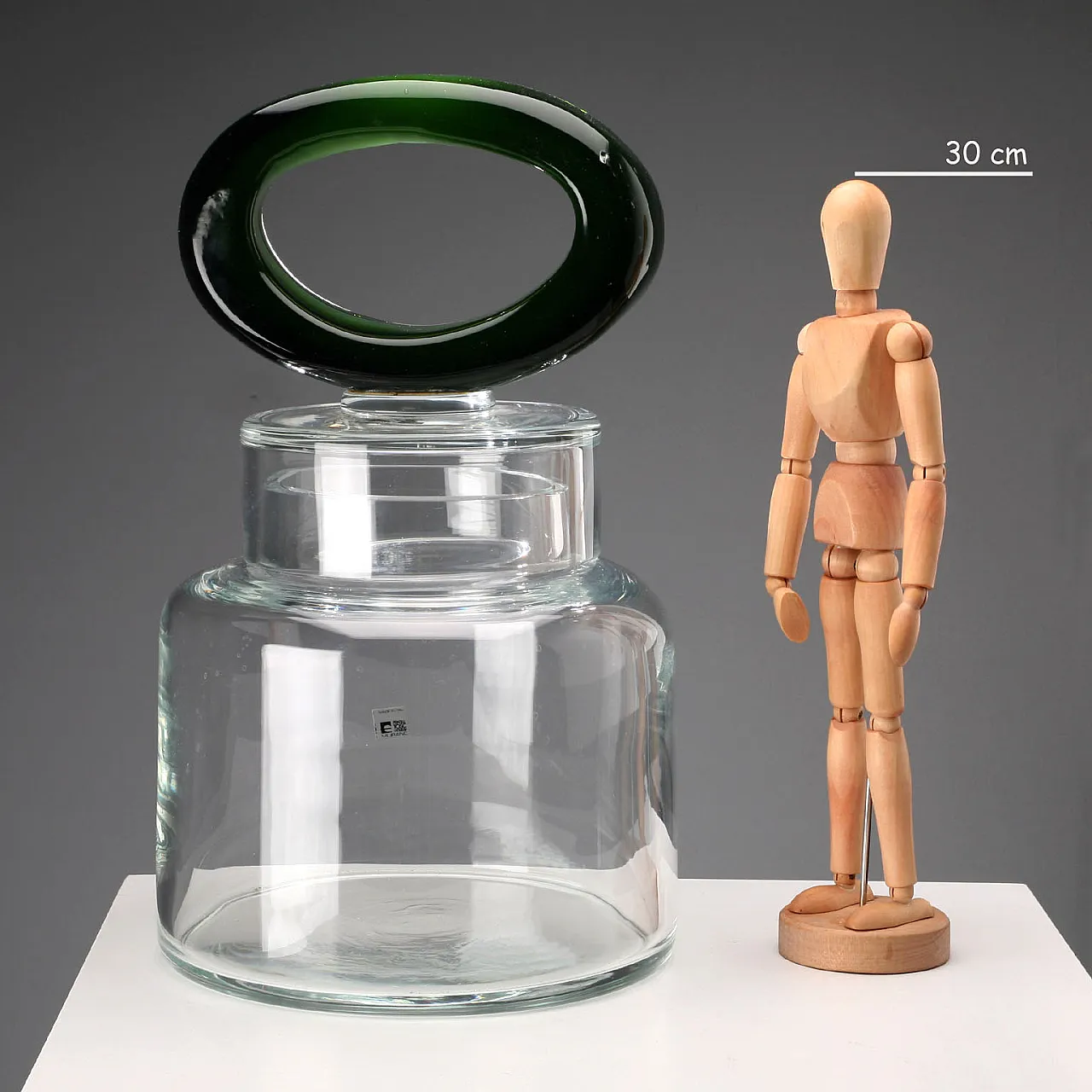 Vaso con coperchio, Vetreria Fratelli Toso Murano, '900 2