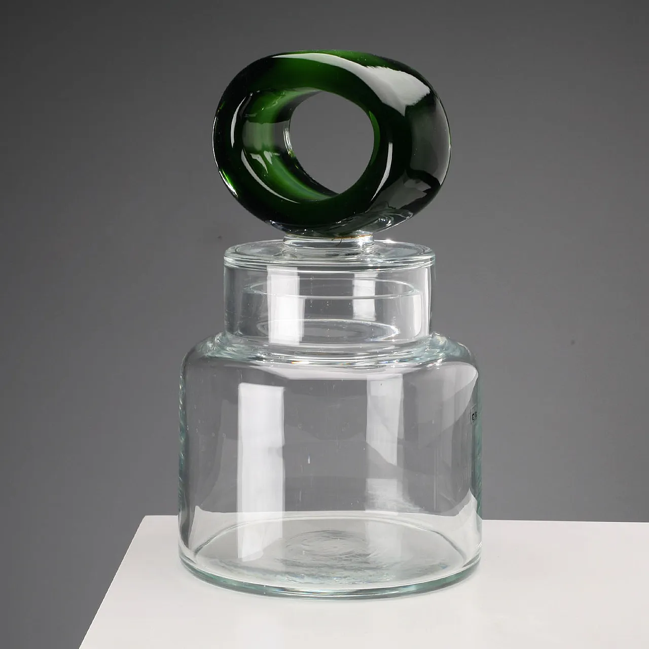 Vaso con coperchio, Vetreria Fratelli Toso Murano, '900 3