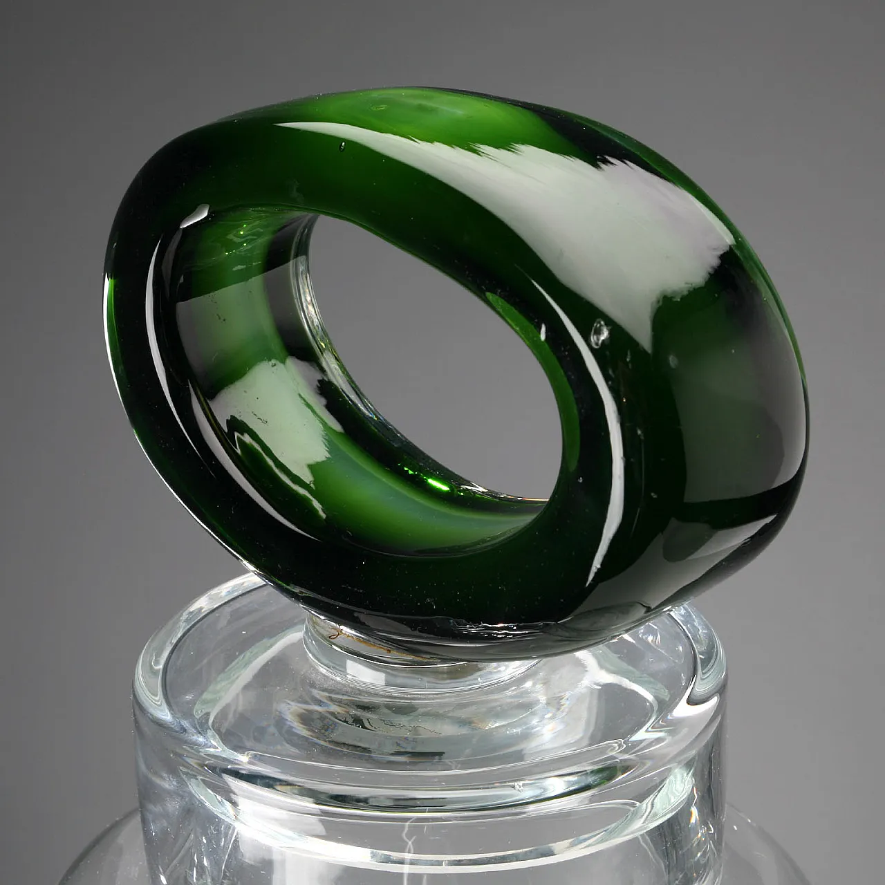 Vaso con coperchio, Vetreria Fratelli Toso Murano, '900 10