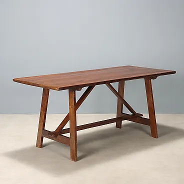 Oak table, 19th century