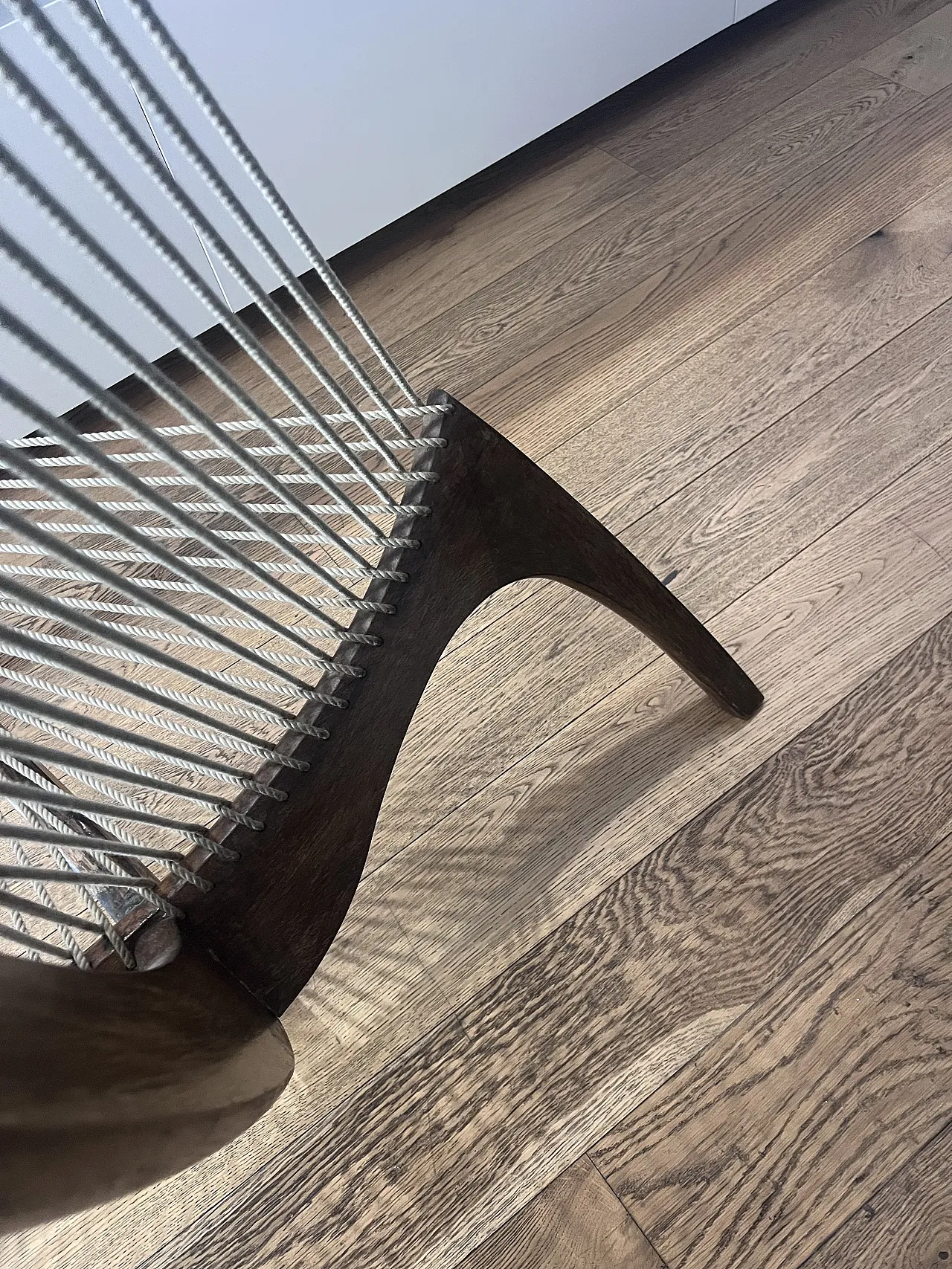 Harp or Arpa designer armchair by Jorgen H. in Brown, 1960s 3